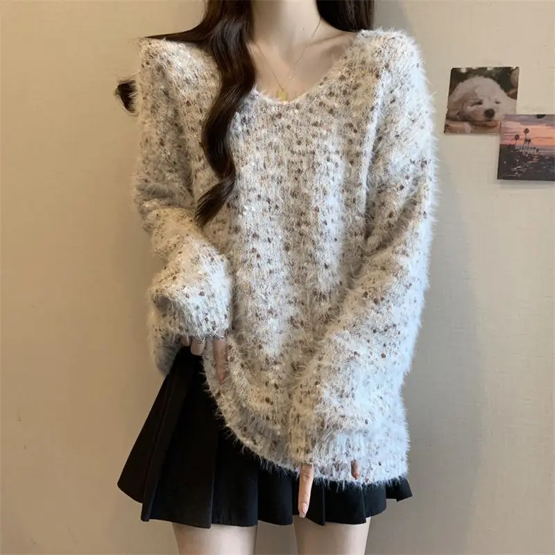 

Свитера Джемперы Пуловеры Женские Дешевые Женские Теплые Вязаные Подол в западном стиле Спортивные Йога Пилатес Готический Класс Упражнения Спорт