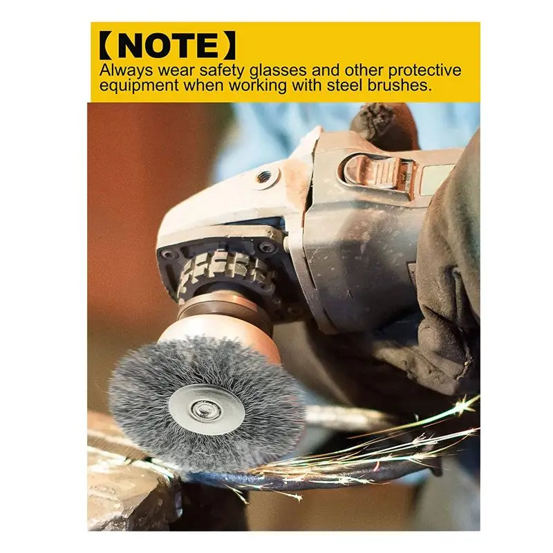 A58Z 240 Pcs Wire Brush Set Wire Cup Brush Abrasive Wire Wheel Pen Brushes Kit Accessories Drill Rust 3 Millimeter Mandrel