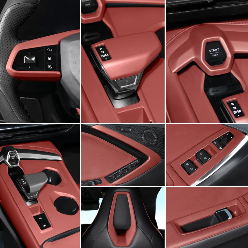 For MG7 2023-25 ABS Central Control Panel Glass Button Switches Decorative Frame