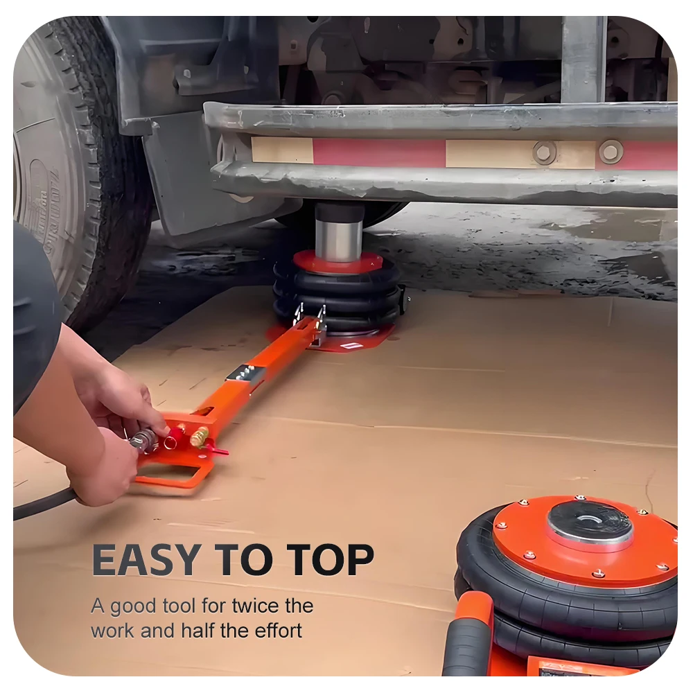 3-Ton Pneumatic Jack Three-layer Rubber Thickened Air Bag Jack  Heavy-Duty Equipment Support Tool Automotive Repair Tool