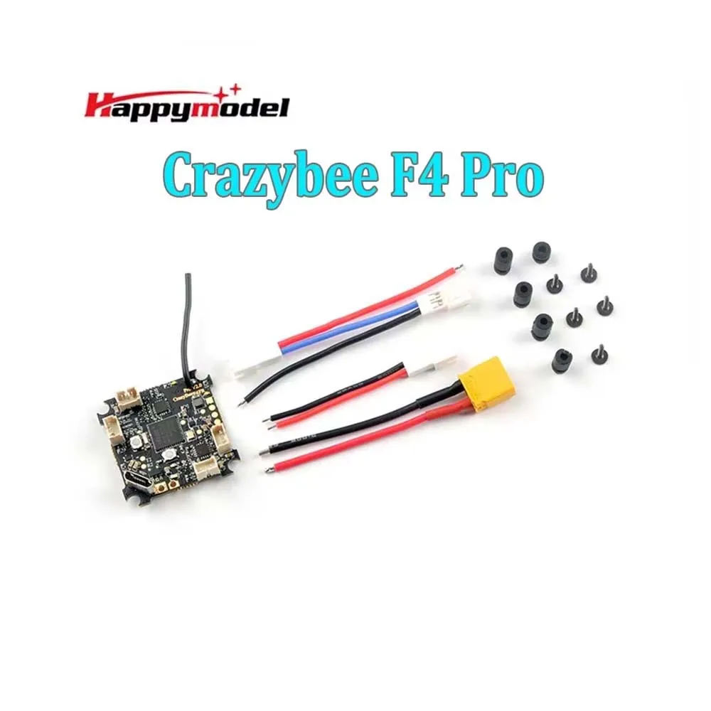 

HappyModel Crazybee F4 Pro V2.0 Контроллер полета BLHELIS 5A ESC SPI Приемники для FPV Tinywhoop Cinewhoop Drone Mobula7 HD DIY