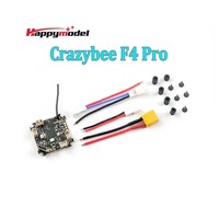 HappyModel Crazybee F4 Pro V2.0 Flight Controller BLHELIS 5A ESC SPI Receivers for FPV Tinywhoop Cinewhoop Drone Mobula7 HD DIY