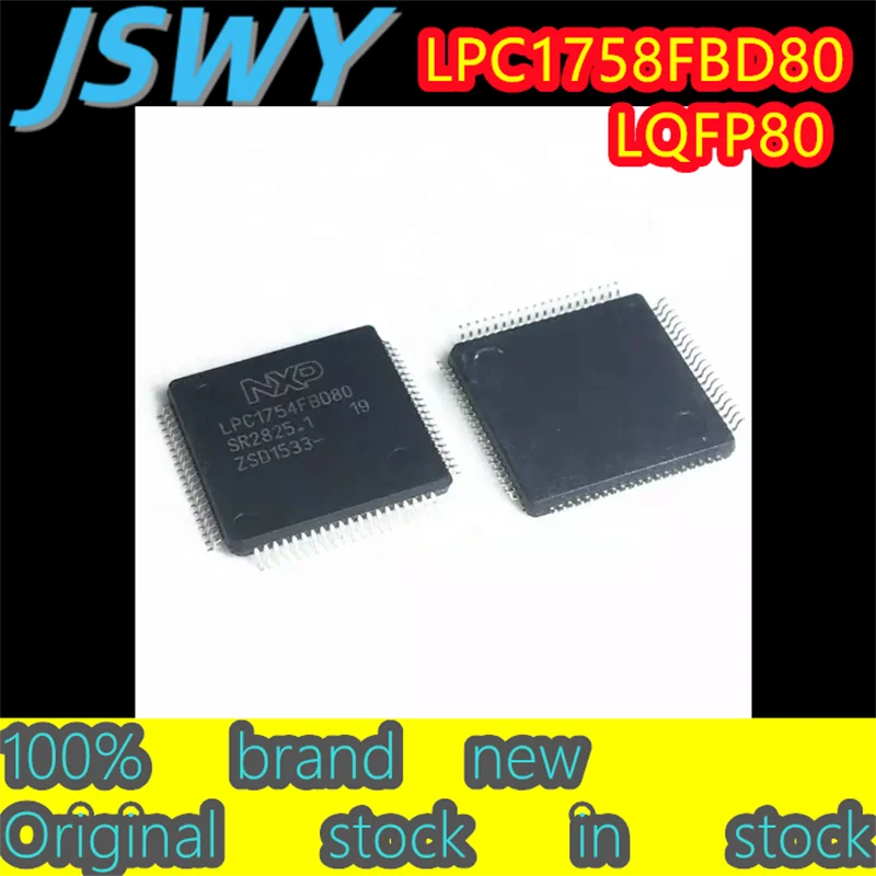 (1/15 pieces) LPC1758FBD80 LQFP-80 embedded microcontroller chip IC high performance ARM guaranteed to work quickly