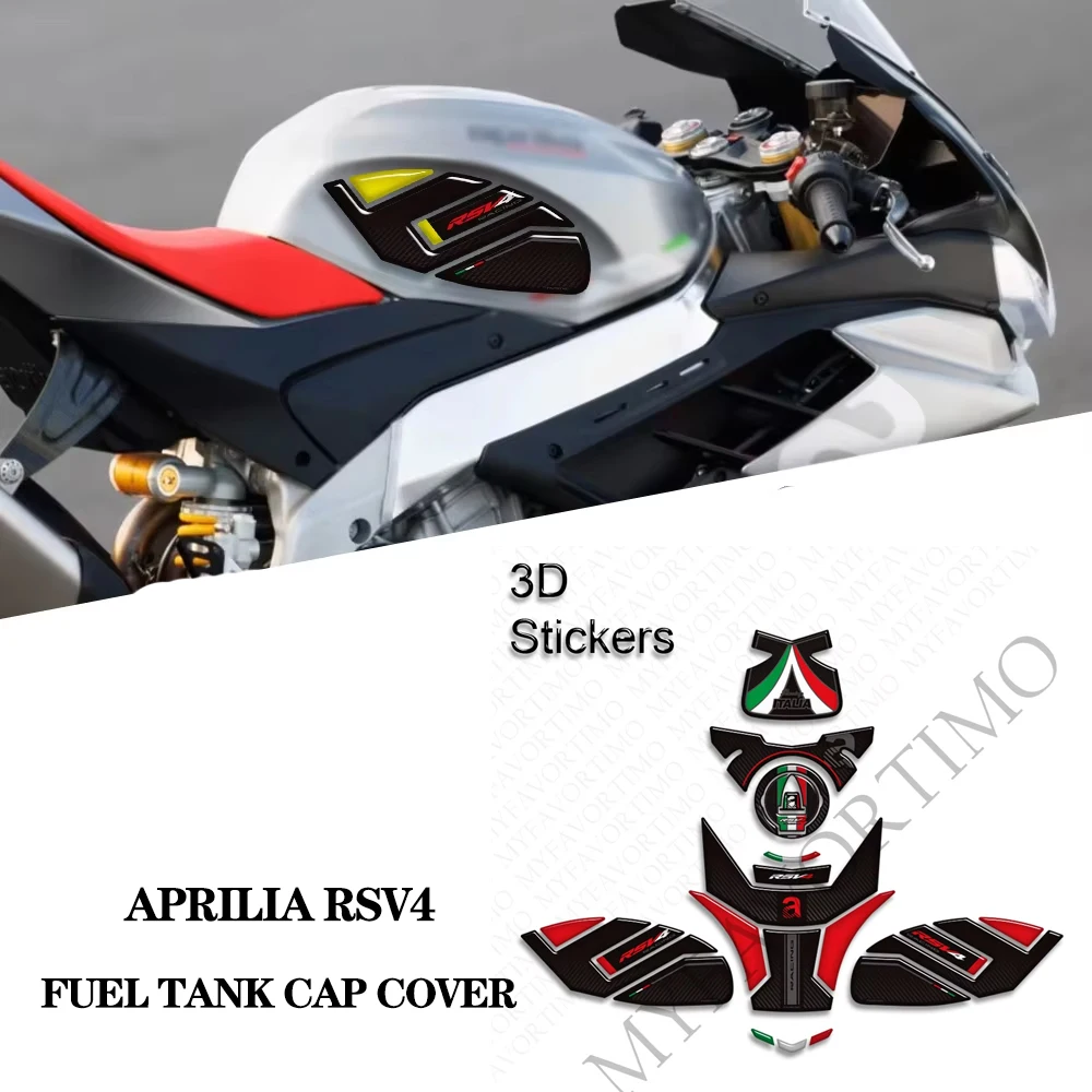 

For Aprilia RSV4 Factory 1100 Tank Pad Cap Tank Pad Bike Protection Adventure Handshield Windshield Handguard Stickers Decals