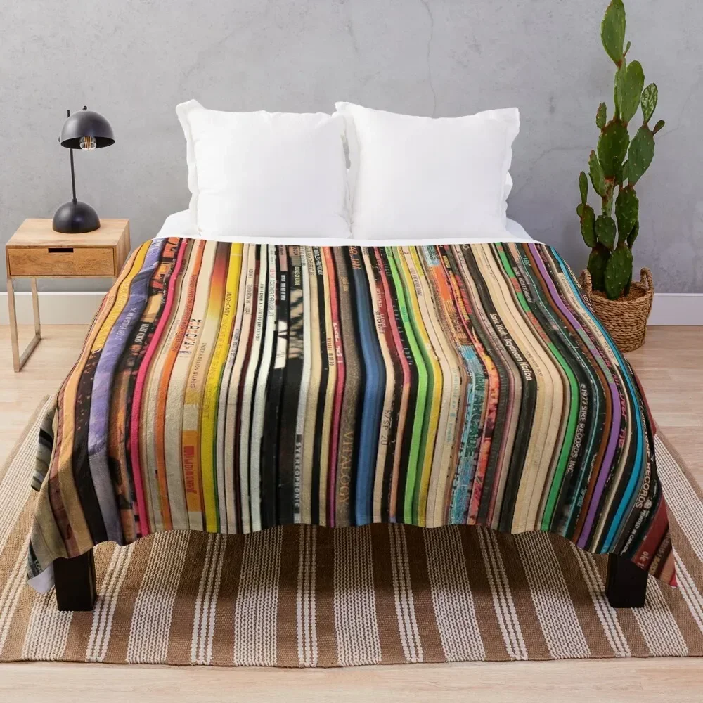 

Record Collector Throw Blanket Thin Shaggy Single For Sofa Thin Blankets