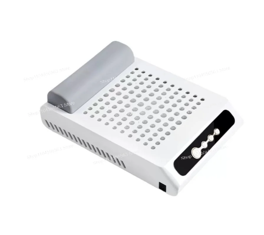 Ultra-Quiet Brushless Turbine Nail Dust Collector, Rechargeable Strong Suction Vacuum Cleaner for Salon Manicure/Pedicure Tools