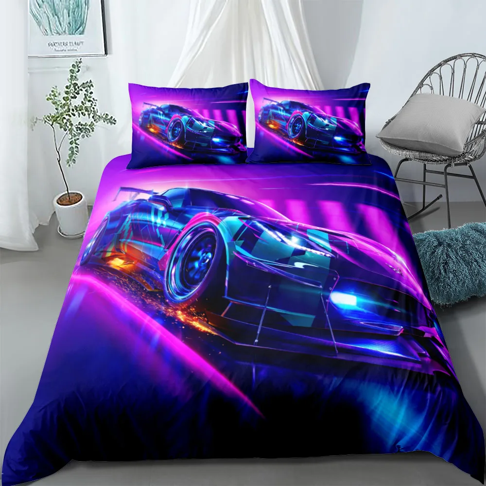 Vincent Car Customized Duvet Cover Set King Queen Double Full Twin Single Size Duvet Cover Pillow Case Bed Linen Set