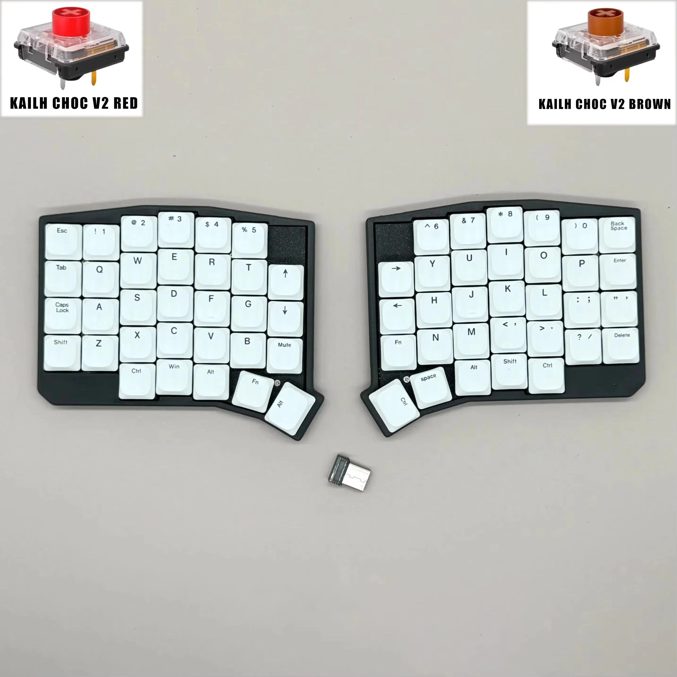 SOFLE ロープロファイル分割キーボード 2.4G ワイヤレスメカニカル