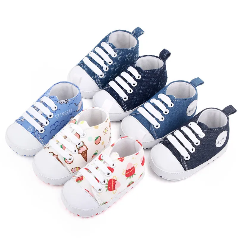 Bab Baby Jongens Meisjes Sport Wieg Schoenen Peuters Zachte Zool Anti-Slip Eerste Wandelaars Baby Sneakers