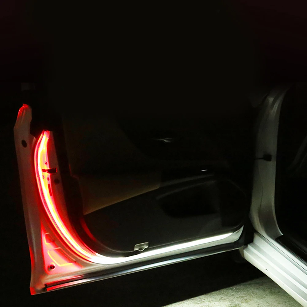 RGB Car Door Opening  Strip Light Flashing Flowing Anti-Collision Safety Automotive LED Light Multipurpose Car Door Light Strip