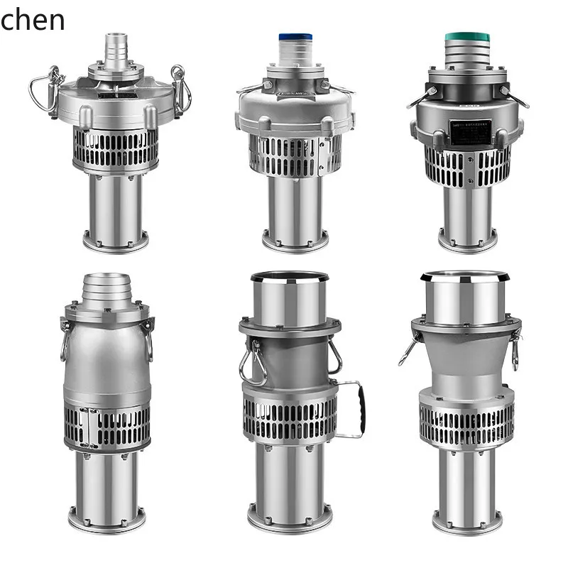 Zml ultra-light permanent magnet variable frequency agricultural submersible pump 220v high lift and large flow for breeding