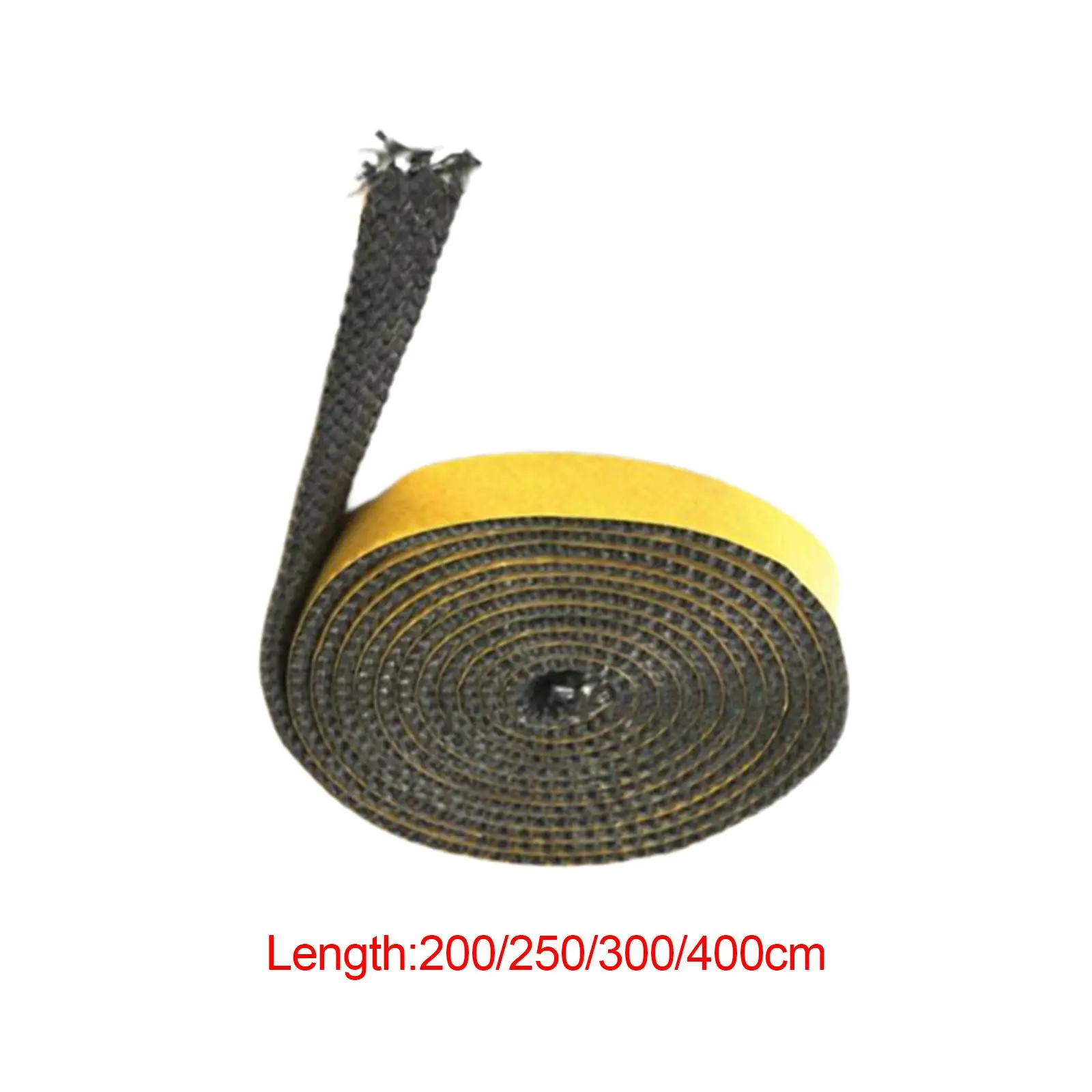 Stufe guarnizione nastro in fibra di vetro con retro autoadesivo professionale robusto piatto stufe corda per camino porta in vetro stufe finestra