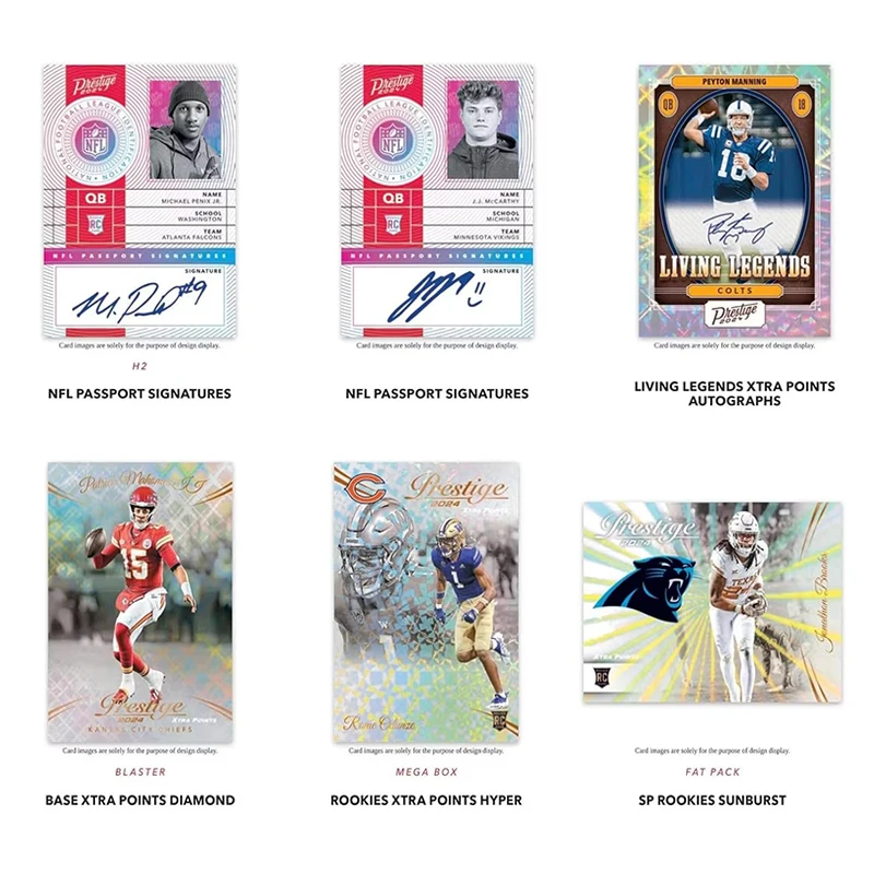 2024 Panini Prestige NFL Football Blaster Box, Rookie Cards Collection, Holographic Parallels, Investment Potential