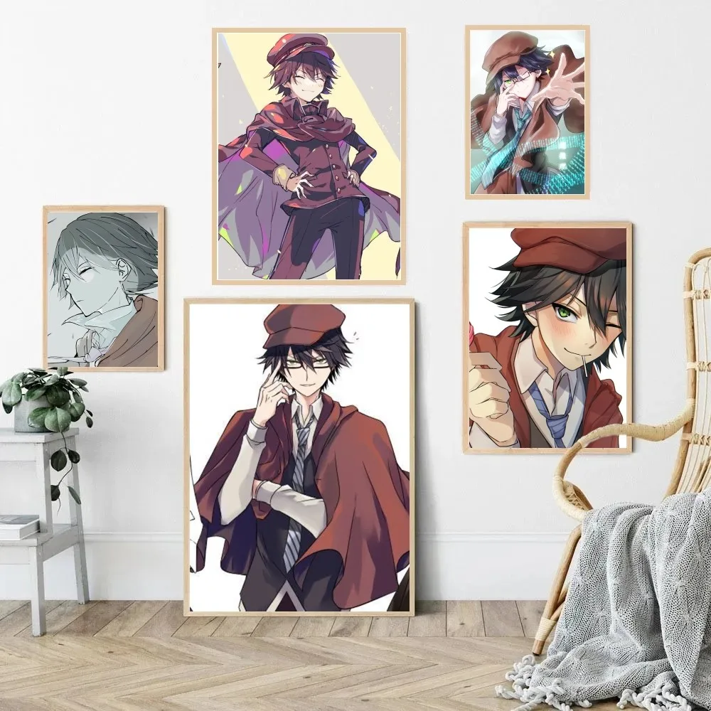 1pc Bungo Stray Dog Edogawa Ranpo Poster HD Posters Home Room Bar Cafe Decor Art Wall Painting Picture