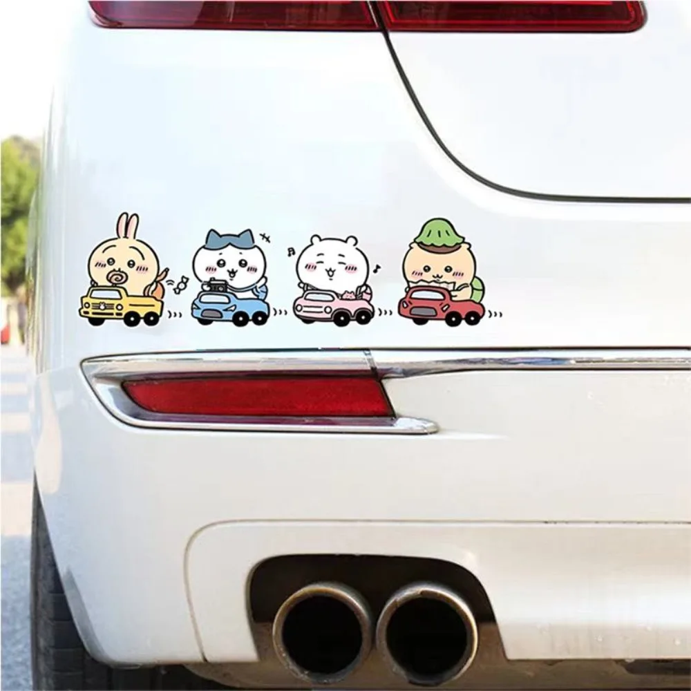 Cartoon Anime Chiikawas Usagi Hachiware Car Stickers Kawaii Cute Anti Scratch Sticker Auto Exterior Decoration Accessories