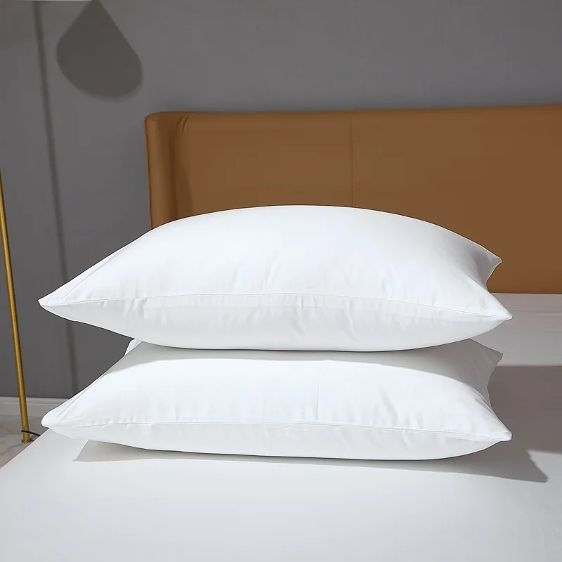 Funda de almohada de algodón de alta calidad, funda de almohada de algodón de Color sólido, funda de algodón peinado transpirable respetuosa con la piel para almohada de todos los tamaños