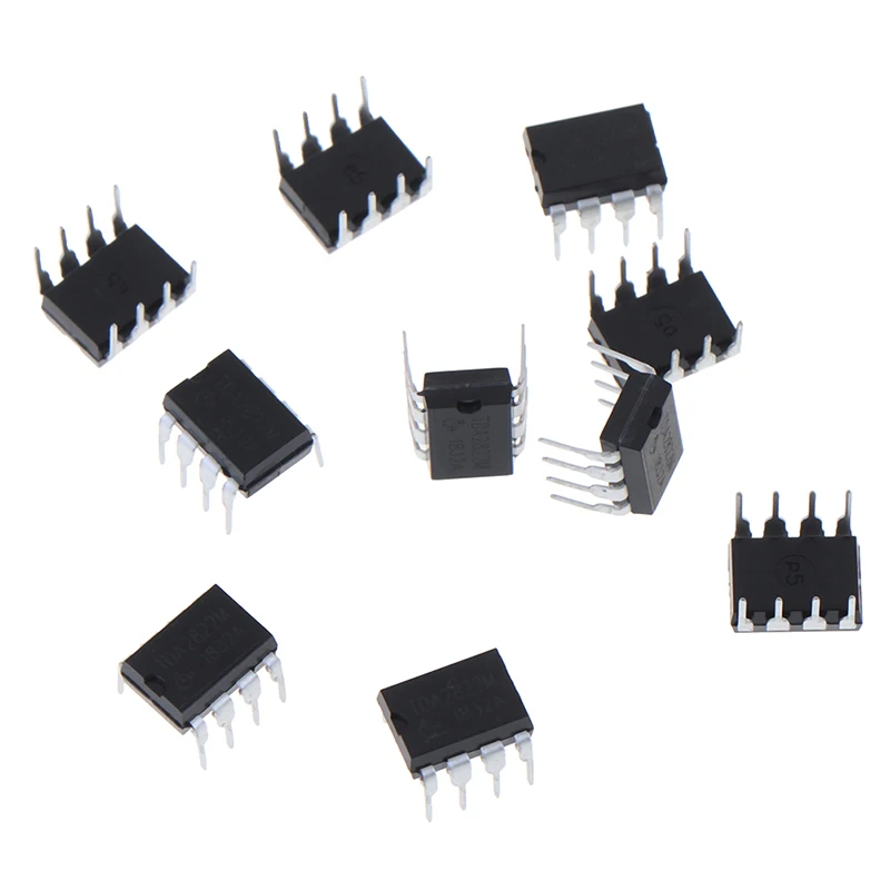 10PCS TDA2822M multipurpose and original IC audio power amplifiers inline DIP-8
