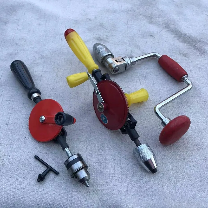 

Портативная ручная дрель для рукоделия, ручная дрель для сверления отверстий, ручная дрель для деревообработки, многофункциональный ручной инструмент для деревообработки