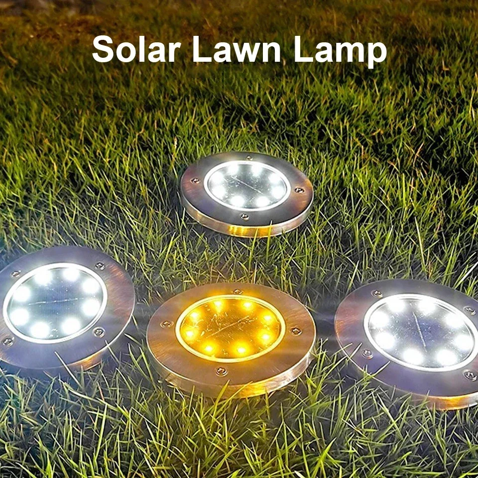 

Solar Garden Lights Outdoor Led Lamp Lighting Decoration Yard Path Vegetable Patch Cottage Waterproof Sunlight Lawn Lamps