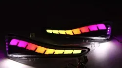 RGB Mirror Light Turn Signal Lamp LED Sequential Flowing Running Lights For Q30 Q50 Q50S/L Q60 Q70 QX30 QX50 QX60