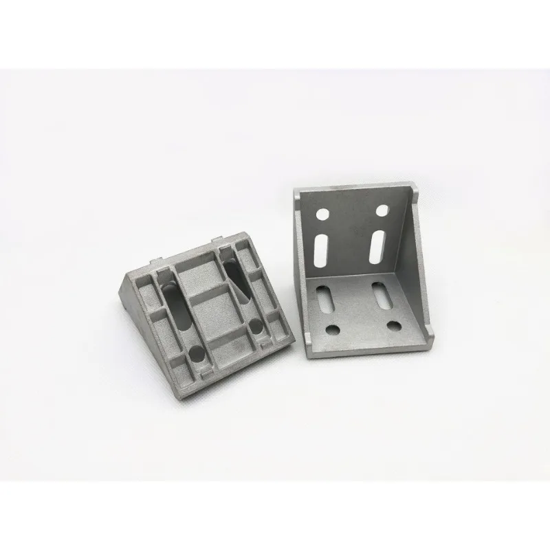 1-2PCS Corner Fitting Angle Aluminum Connector Bracket Fastener 2020 3030 4040 4545 Series Industrial Aluminum Profile