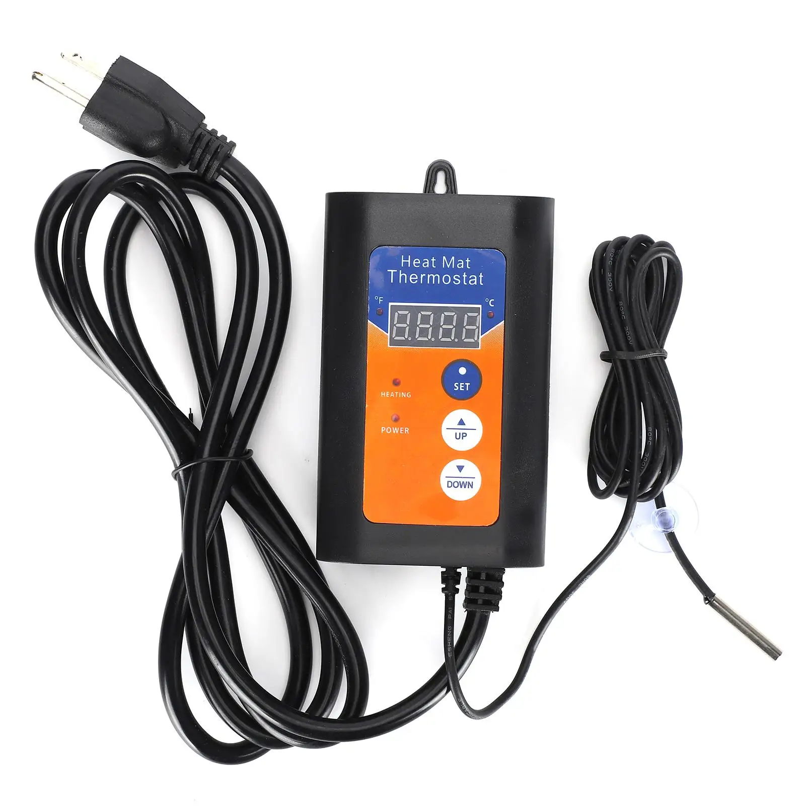 1000W 8.3A LCD Digital Thermostat Heat Mat Controller US Plug 120V Temperature Regulator Thermoregulator