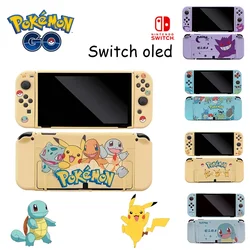 Pokemon Pikachu Nintendo Switch Oled Case Gengar Cartoon Silicone Protective Cover Anti-fall Game Console Switch Shell Boy Gifts