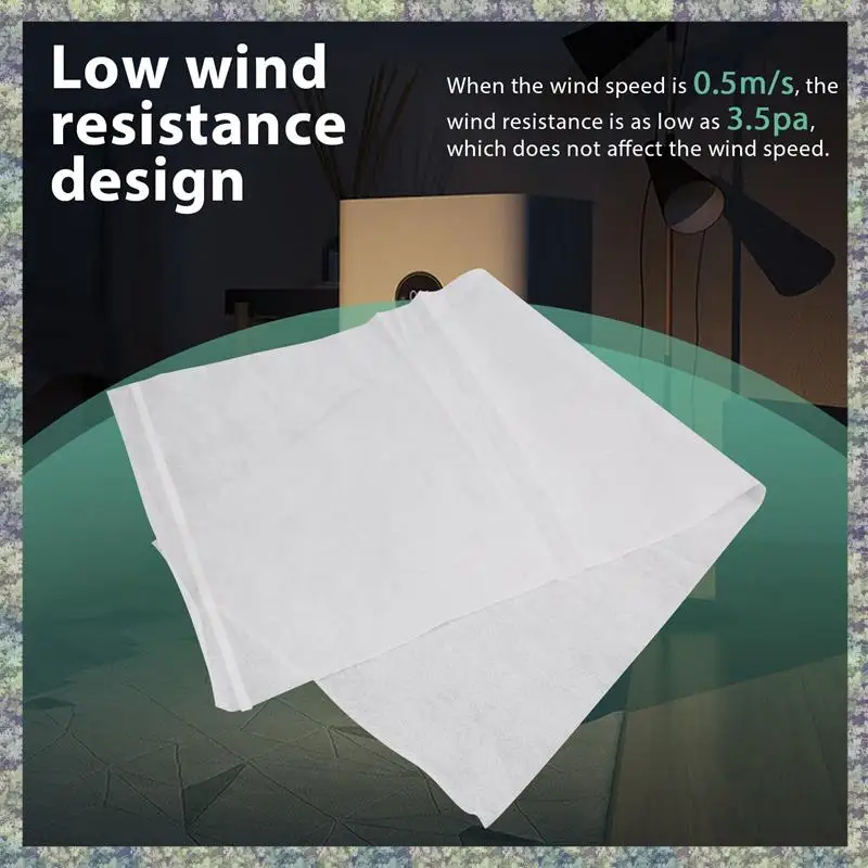 

WON 40 листов 28 x 12 дюймов электростатический фильтр из хлопка, фильтрующая сетка HEPA для очистителя воздуха Xiaomi Mi