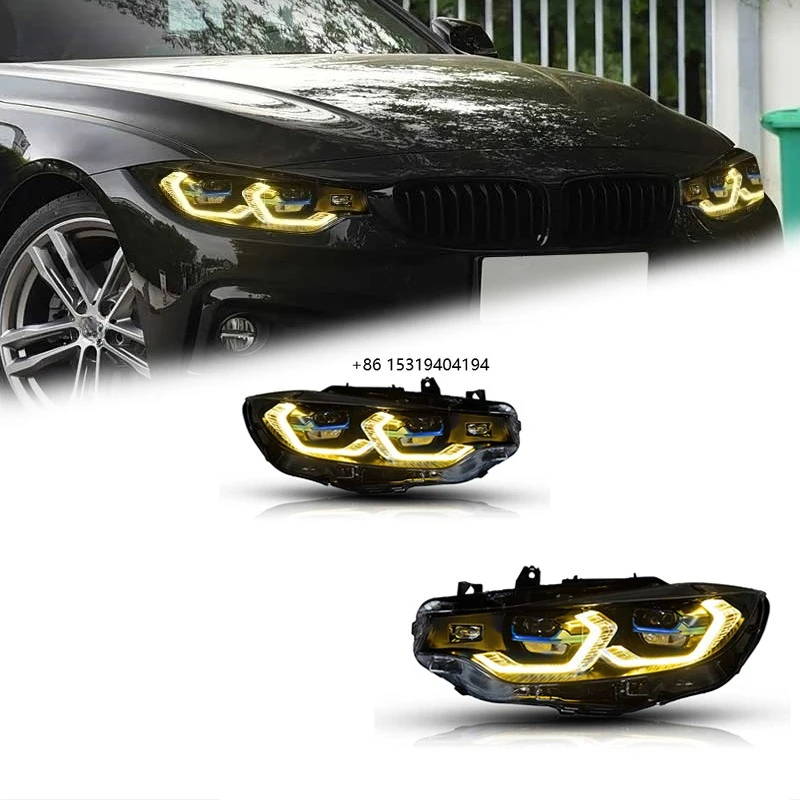

FT Auto Light Suitable For 4 Series F32 F36 Headlights 2013-2019 LED Projection Headlights Daytime Running Lights Auto Parts