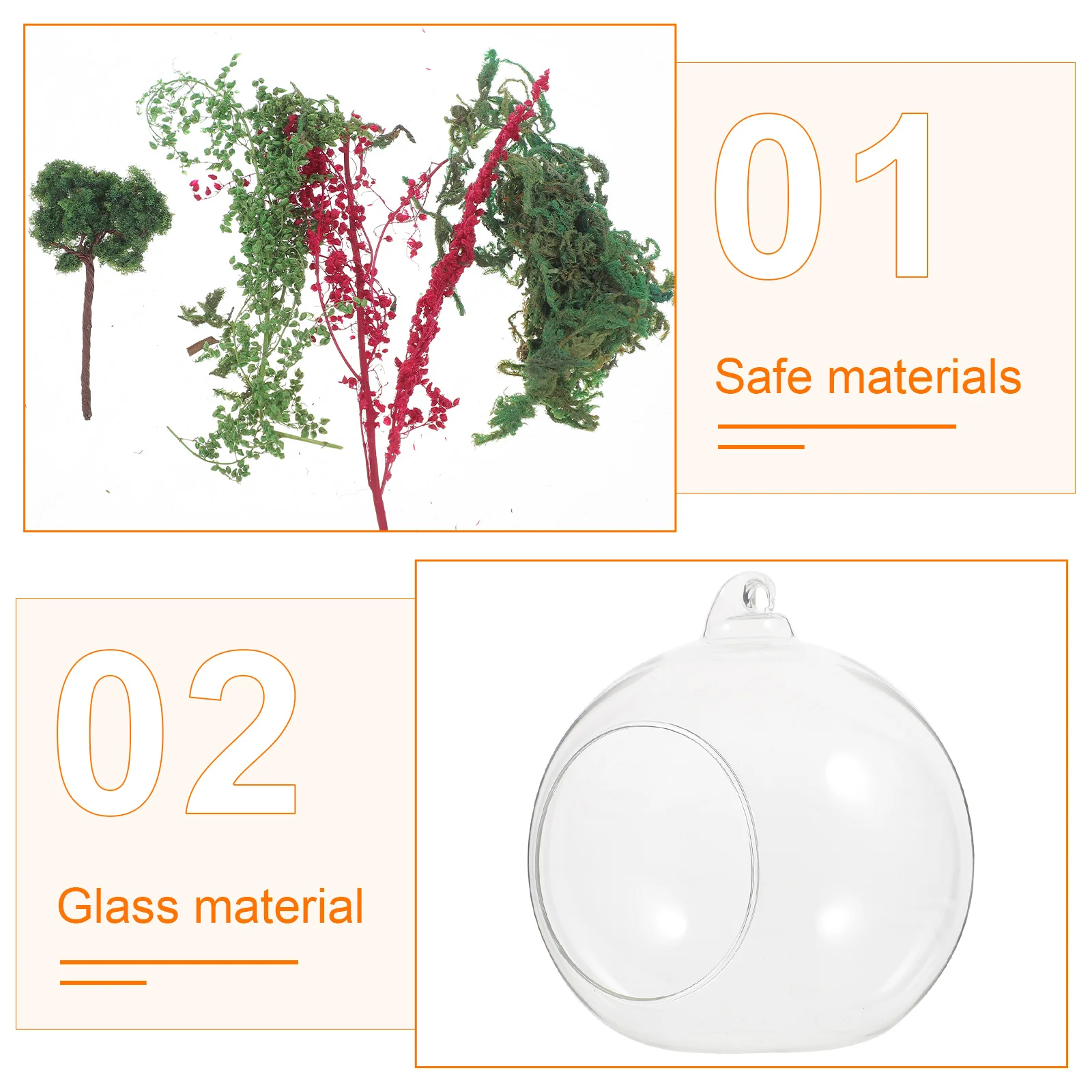 Glass DIY Glass House Kit Unfinished Miniature Creative Project Emotional Communication Valentines Birthday Gift