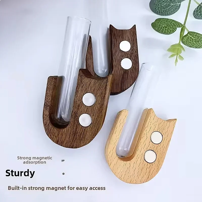 Cat Beard Storage Box Pet Hair Keepsake Souvenir Collection Bottle Fridge Magnet