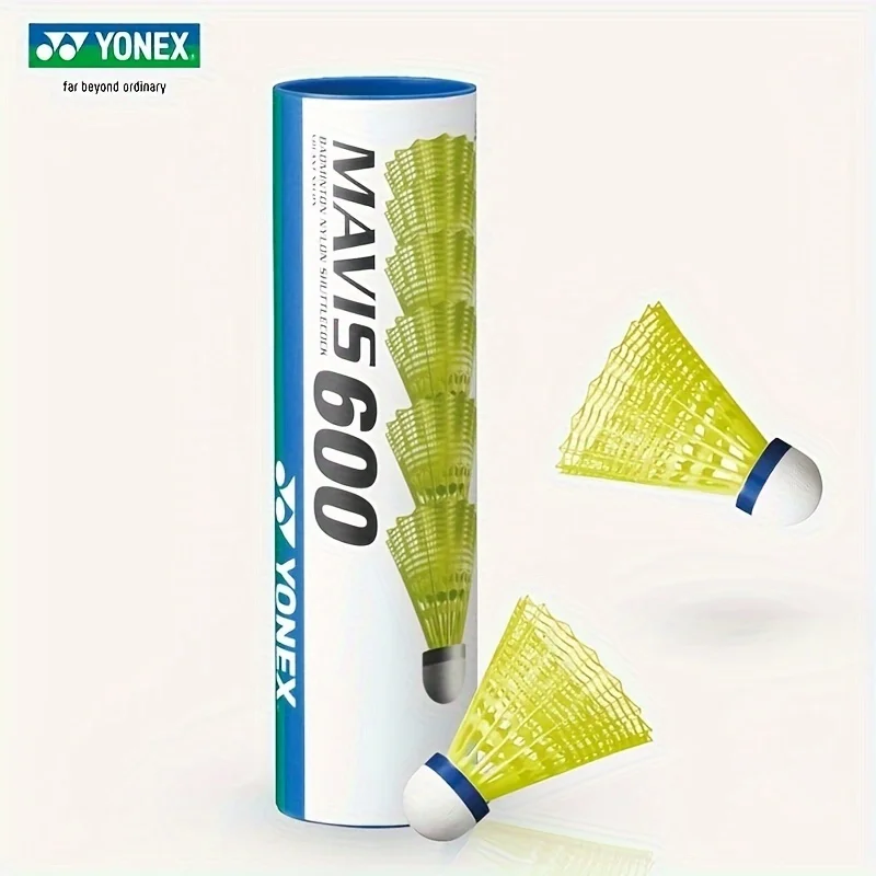 

YONEX Yonex badminton set of 6 plastic YY nylon shuttlecocks durable M-600 Flight-stable