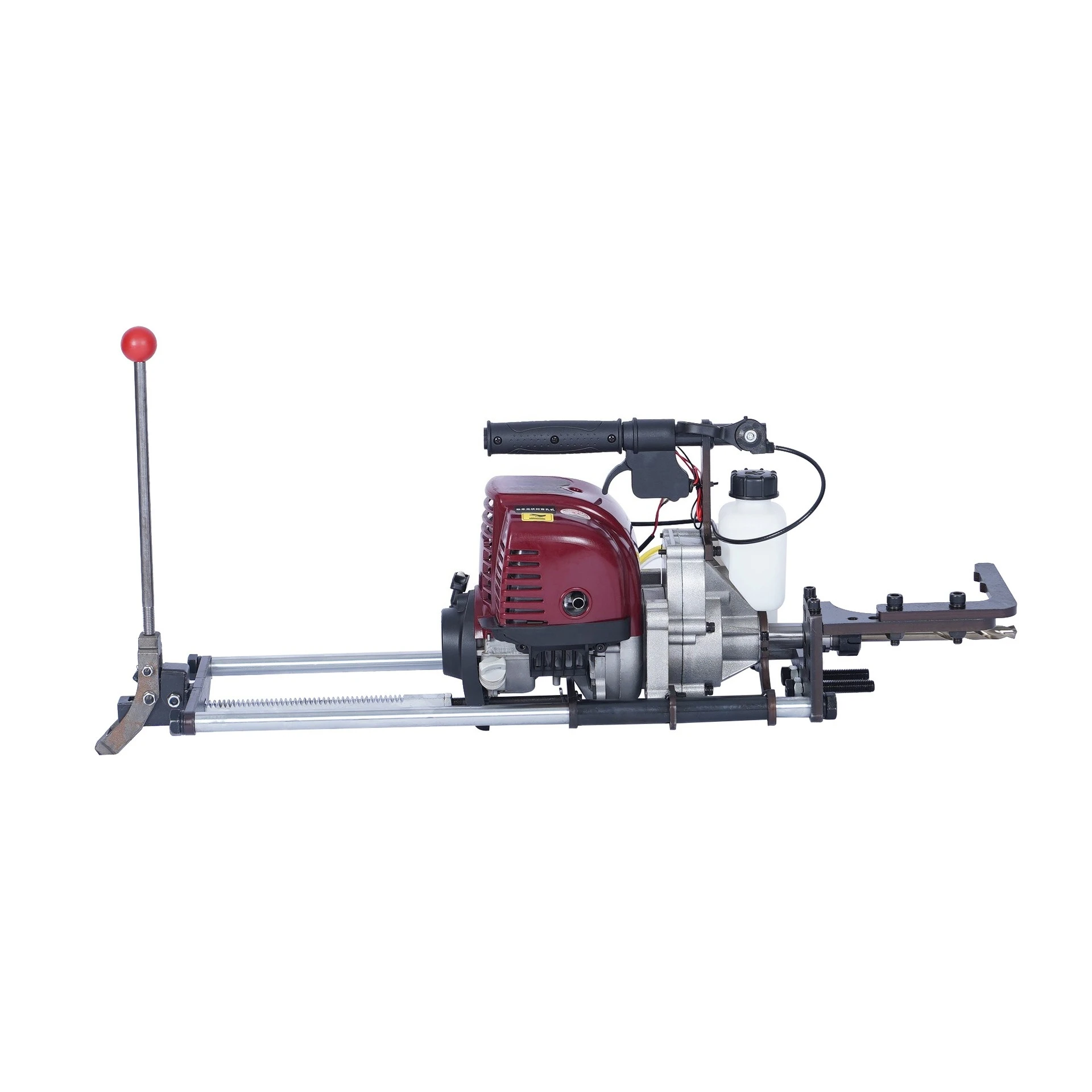 Photovoltaic column punching machine high-power pair punching machine Installation of steel pipe bracket drilling machine