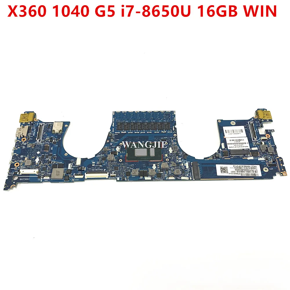 

For HP Elitebook X360 1040 G5 Laptop Motherboard L41014-601 UMA i7-8650U 16GB WIN 6050A2999101 100% Working