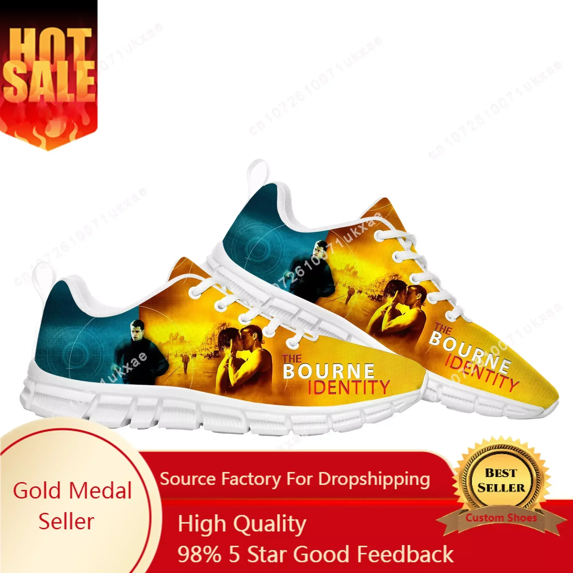 

Bourne Identity Sports Shoes Mens Womens Sneakers High Quality Matt Damon Casual Sneaker Custom Shoes