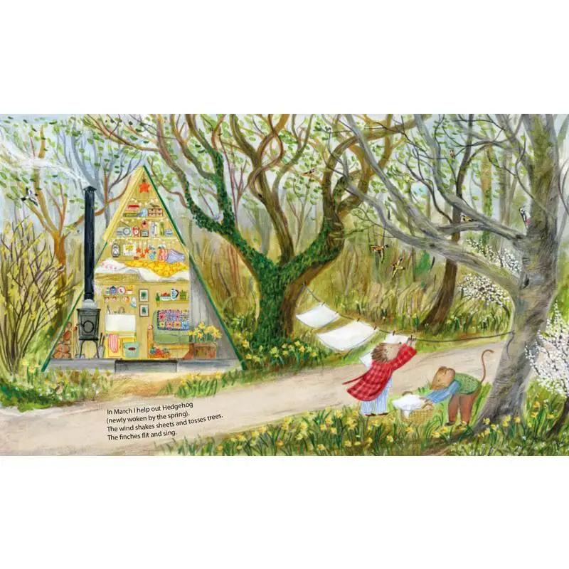 Mouses Wood  A Year In Nature MELVIN ALICE Thames And Hudson Ltd 9780500660171 Book