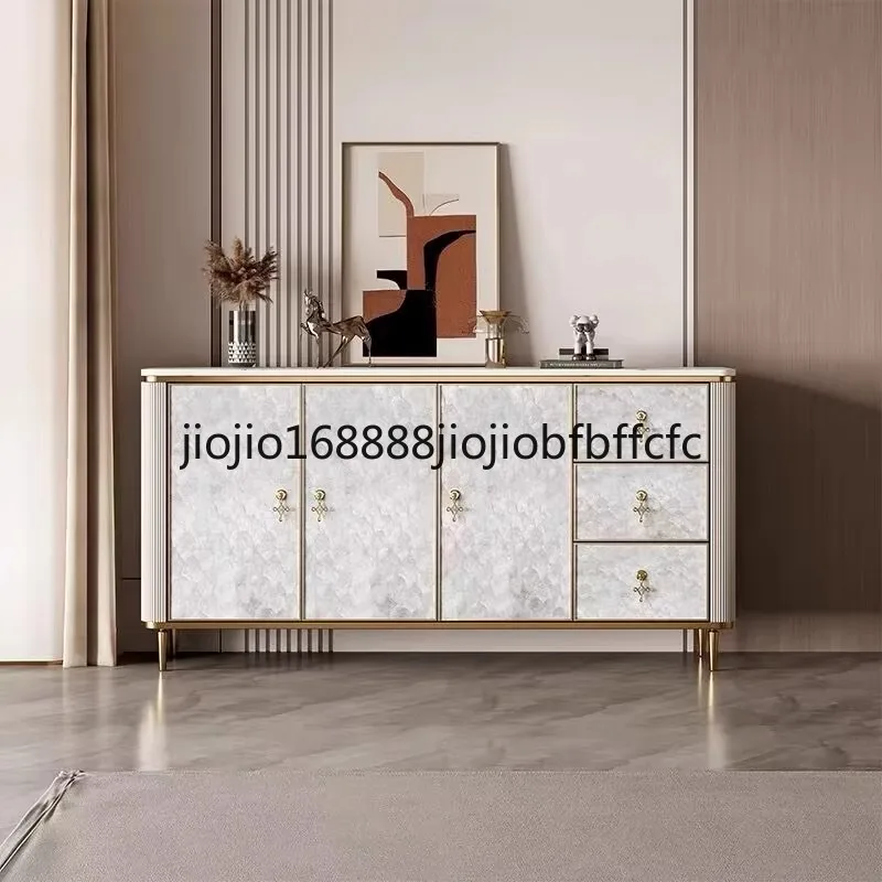 Suitable for Light luxury shell porch cabinet, high-end entry foyer, modern simplicity, dining side locker against the wall