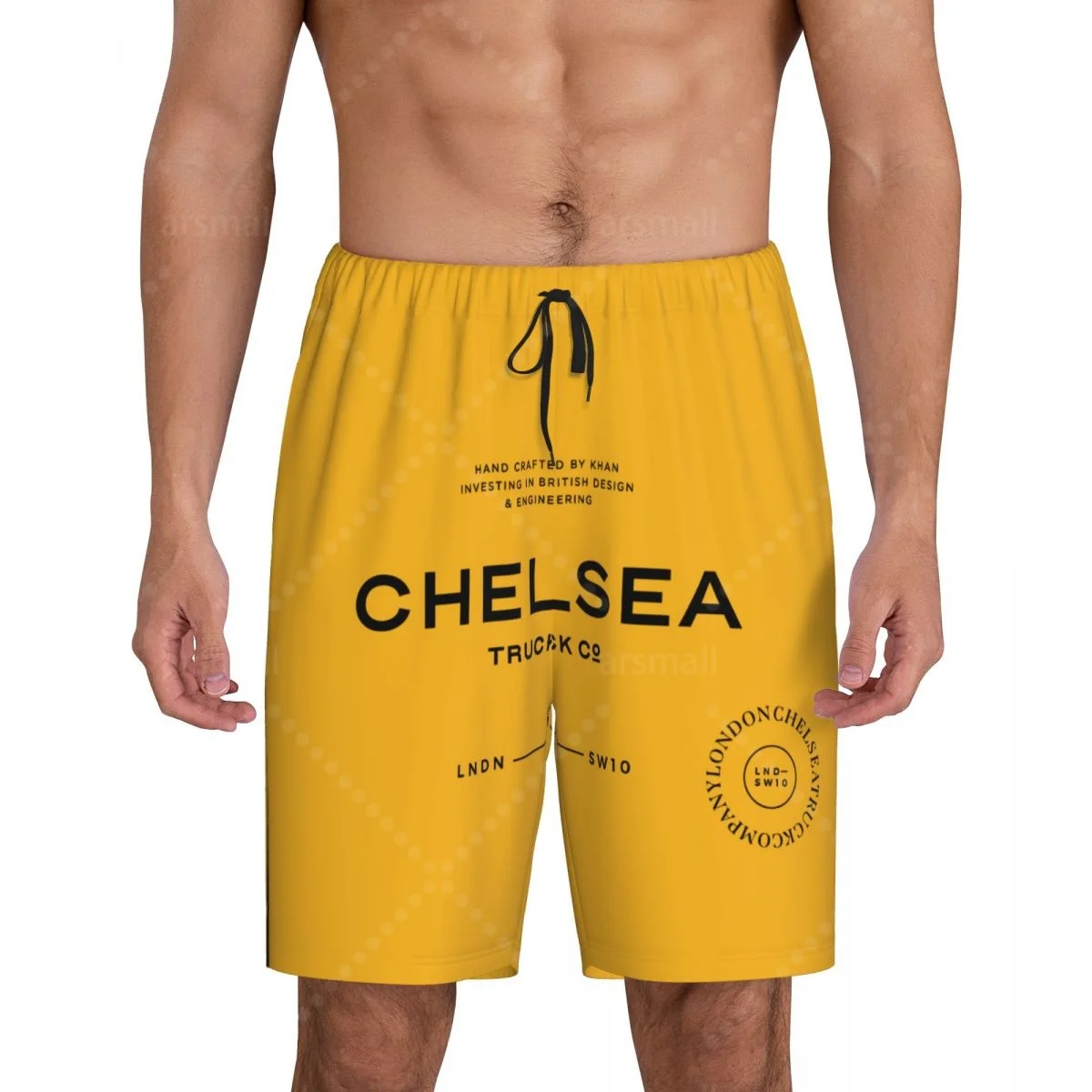 

Chelsea Men's Cool Flat Horn Shorts Street Stretch Shorts Beach Shorts Daily Wear Underwear Sleepwear