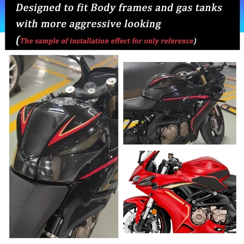 Suitable for motorcycle qjmotor qj600 QJ 600 2022-2023 anti-skid fuel tank pad, side knee grip sticker protection pad