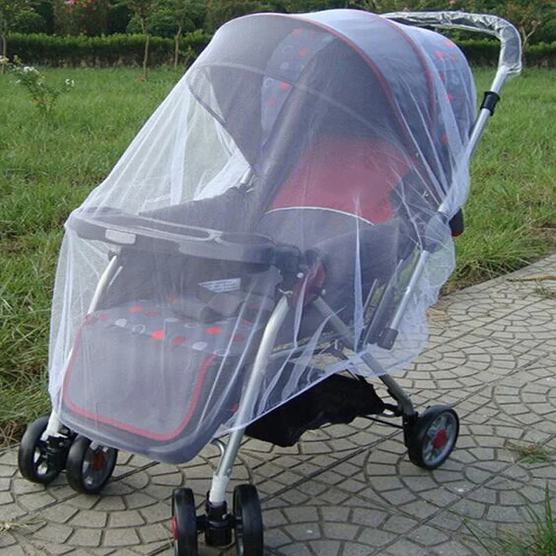 Outdoor Baby Stroller Pushchair Mosquito Insect Net Mesh Buggy Cover Universal Stroller Organizer Infant Travel Accessories