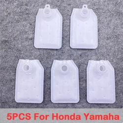 5PCS Motorcycle Strainer Fuel Pump Filter For Yamaha T-MAX 500 530 Majesty YP250 400 YZF R125 R15 Piaggio Fly 150 Honda NSS250