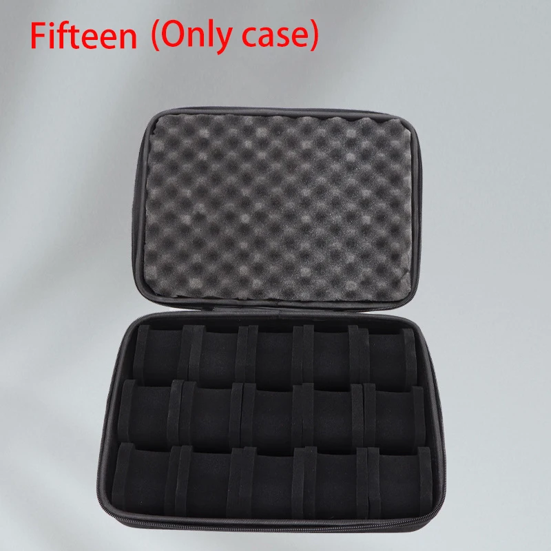 Horlogebox-organizer voor mannen of vrouwen, horloge-reiskoffer, draagbare opbergdoos, horloge-displayhouder voor polshorloges en smartwatches