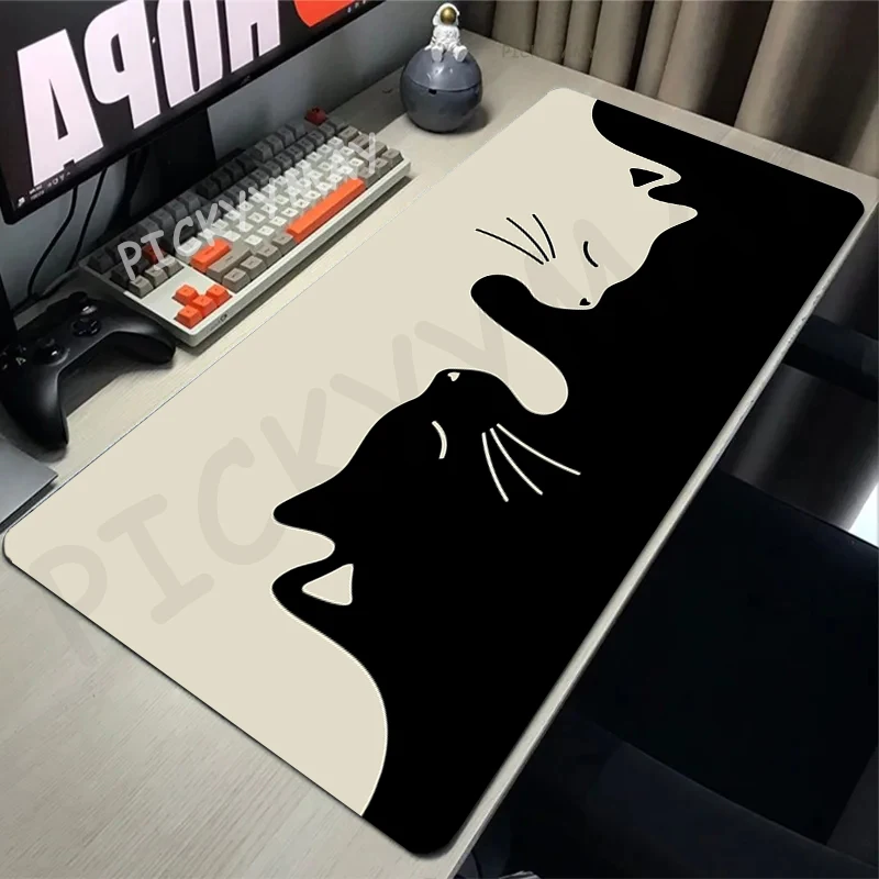 Alfombrilla de ratón de goma para Gamer, alfombrilla grande para teclado, impermeable, diseño de alfombrilla de escritorio, 31,4x11,8 pulgadas