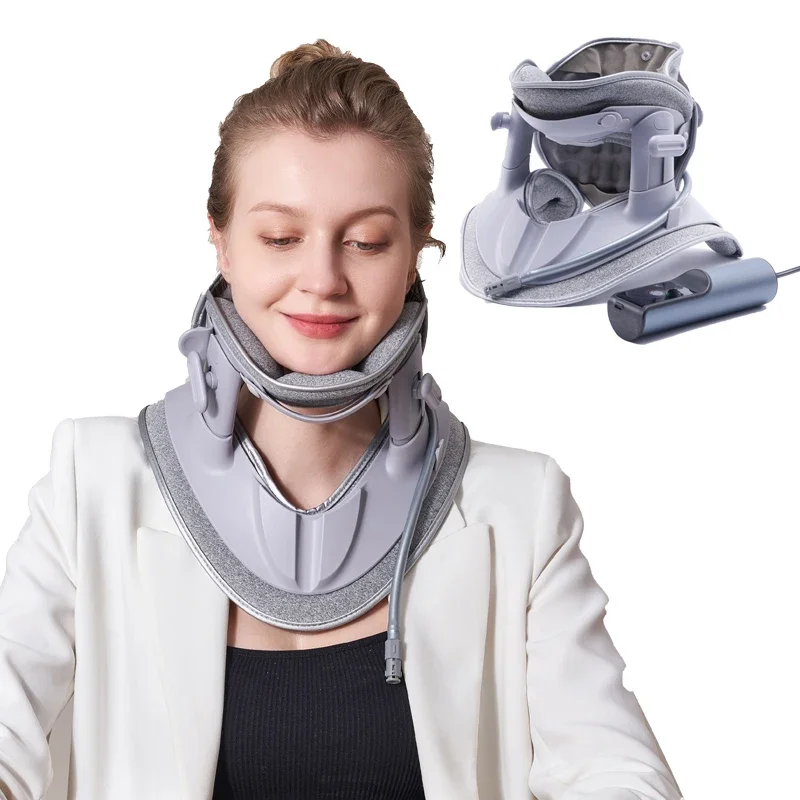 Adjustable Air Pump Neck Collar for Ultimate Comfort and Support