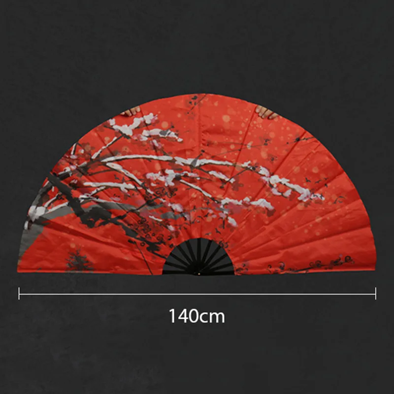 مروحة زهر البرقوق الجامبو (قابلة للطي) خدع سحرية مروحة كبيرة ساحر مرحلة التلاعب أوهام روتينية حيل Mentalism الدعائم #4