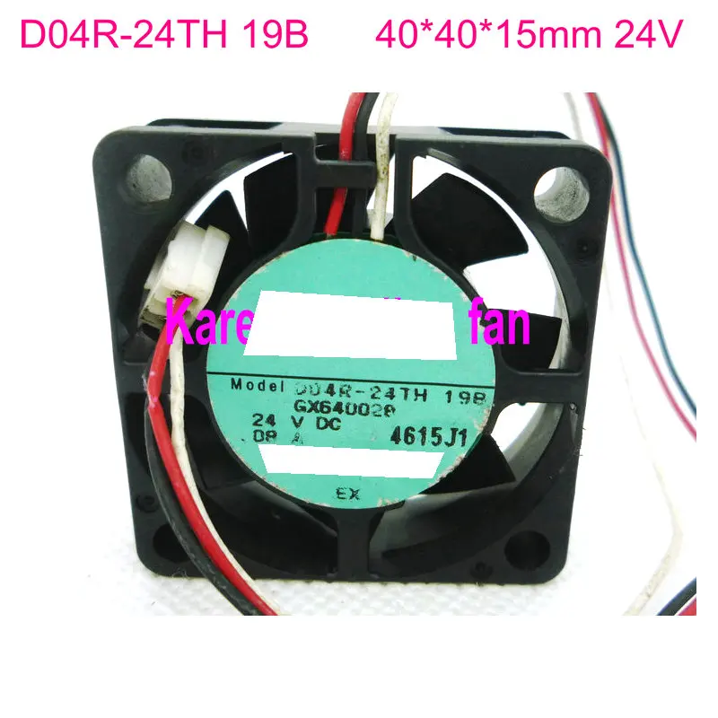 D04R-24TH 24B 4CM 4015 24V 0.08A 3wire Cooling Fan 40*40*15MM 24V HZDO