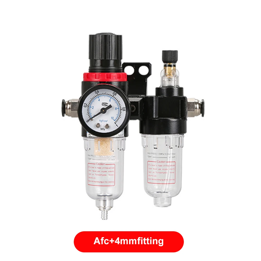 Pressure Gauge Tool Regulator Trap Easy Install Accessories Air Compressor Moisture Valve Filter Oil Water Separator Parts