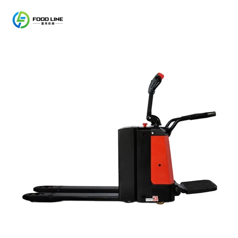 

Custom Sale 2 Ton Electric Pallet Truck Semi Electric Off-road Pallet Truck Forklift Stacker 2000kg for Factory