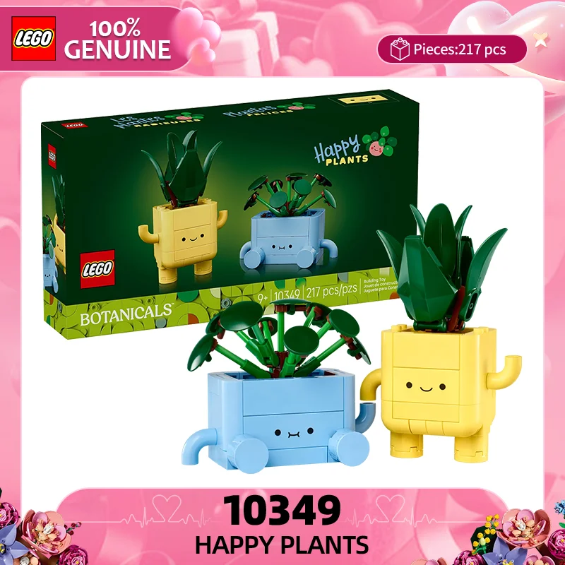 

Lego Building Blocks Plant Bouquet Series 10349 Happy Pottery Ornament Children's Building Blocks Toy Gift