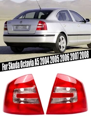 Rear Tail Light Rear Tail Light Lamp Housing For Skoda Octavia A5 Sedan Combi 2004 2005 2006 2007 2008 Car-Styling